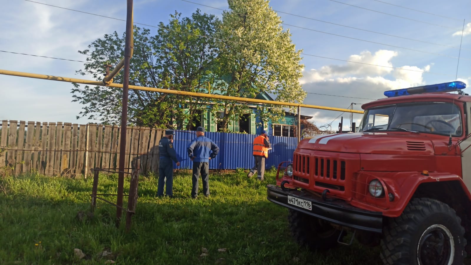 В Лениногорском районе в жилом доме на пожаре погибли мужчина и женщина